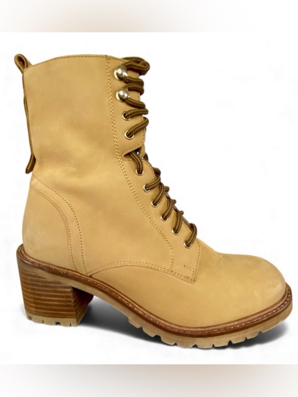 Seychelles Irresistible Leather Boot Nubuck Tan Women’s 7.5
